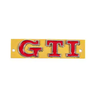 Scritta GTI (90mm x 25mm) foto 1