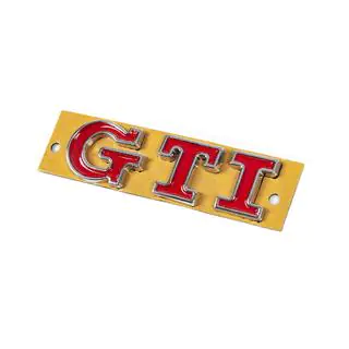 Scritta GTI (90mm x 25mm) foto 2