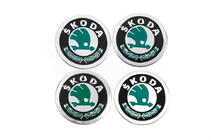 Skoda Adesivi per cerchi 60mm 8932 (Set 4 pezzi) foto 1