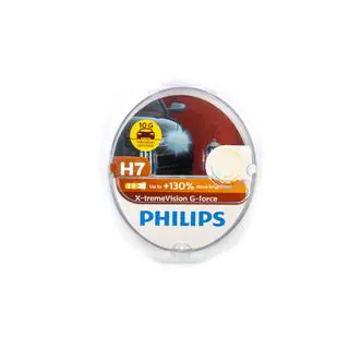 Lampadina faro Philips H7 55W 12972XVG X-treme Vision G-Force +130% foto 1