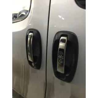 Coperture Maniglie Porta Cromate (4 pz, Acciaio Inox) foto 1