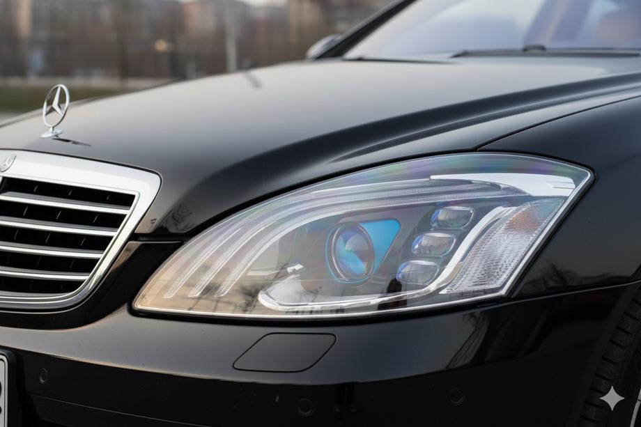 Mercedes S-class W221 2005-2013 Fari restyling (design Maybach X222) Foto 5