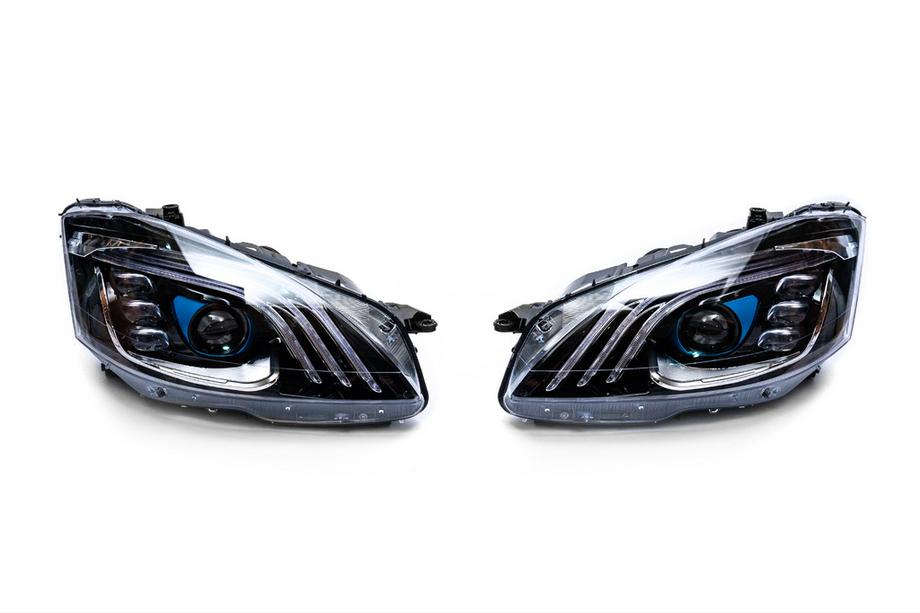 Mercedes S-class W221 2005-2013 Fari restyling (design Maybach X222) Foto 7