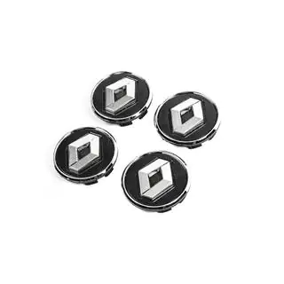 Coprimozzo neri con anello 81568 (57mm a 49mm, set da 4) foto 1