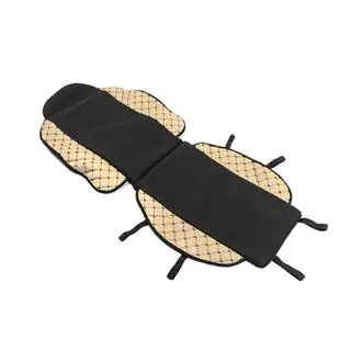 Copertura sedile ECO e tessuto OLD (1 pz, Beige con cucitura nera + tessuto) foto 1