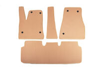 Tesla Model S 2012– Tappetini EVA (2012-2021, beige) foto 1