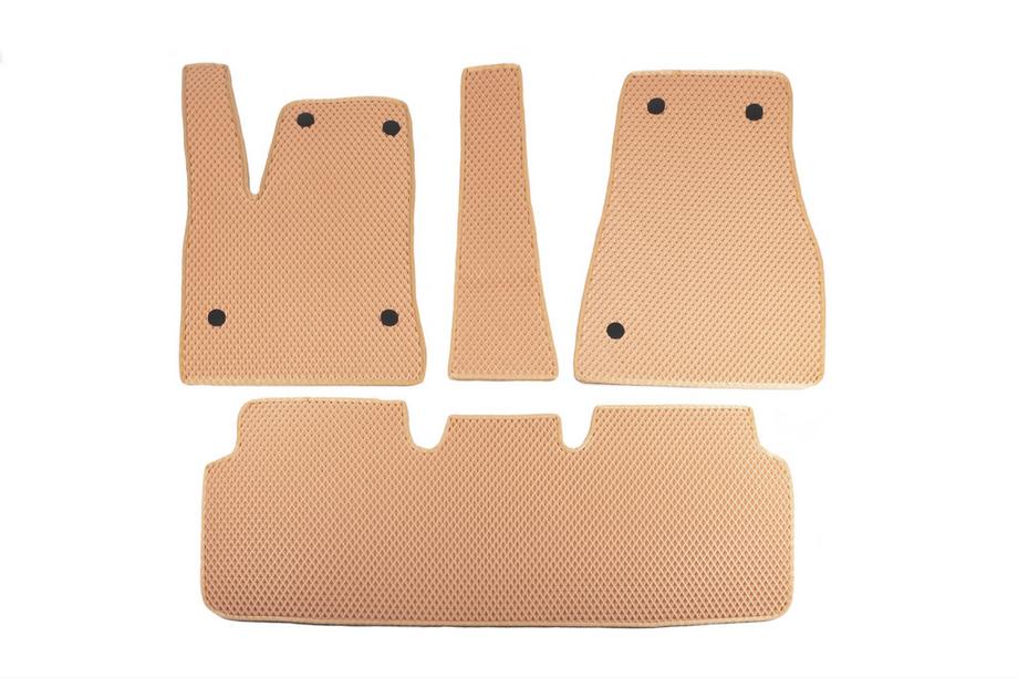 Tesla Model S 2012– Tappetini EVA (2012-2021, beige) Image