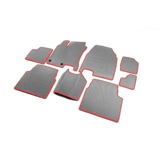 Tappetini EVA per +2 (3 file, grigi) Nissan Qashqai 2010-2014 foto 2