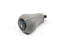 BMW 5 Series E34 1988-1995 Pomello cambio OEM (similpelle, grigio liscio) foto 1