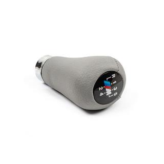 Pomello cambio OEM (similpelle, grigio liscio) foto 1