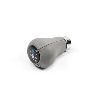 Pomello cambio OEM (similpelle, grigio liscio) foto 4