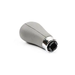Pomello cambio OEM (similpelle, grigio liscio) foto 4