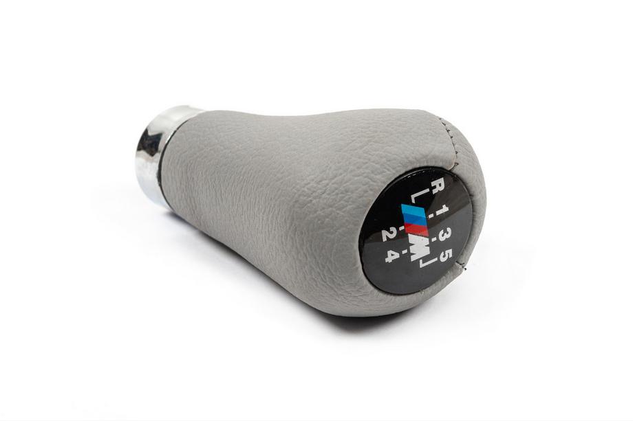 BMW Serie 3 E30 1982–1994 Pomello cambio OEM (similpelle, grigio liscio) Image