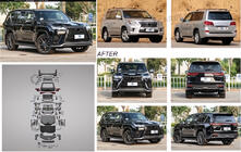 Lexus LX570/450d 2008-2022 Kit carrozzeria facelift per LX600 foto 7