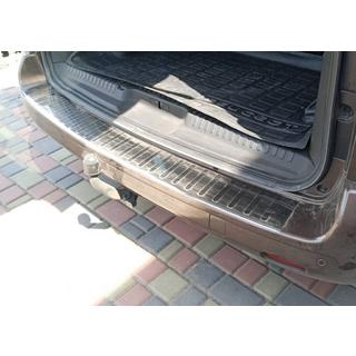 Protezione paraurti posteriore con bordo Carmos (acciaio inox) Opel Vivaro 2019- foto 1