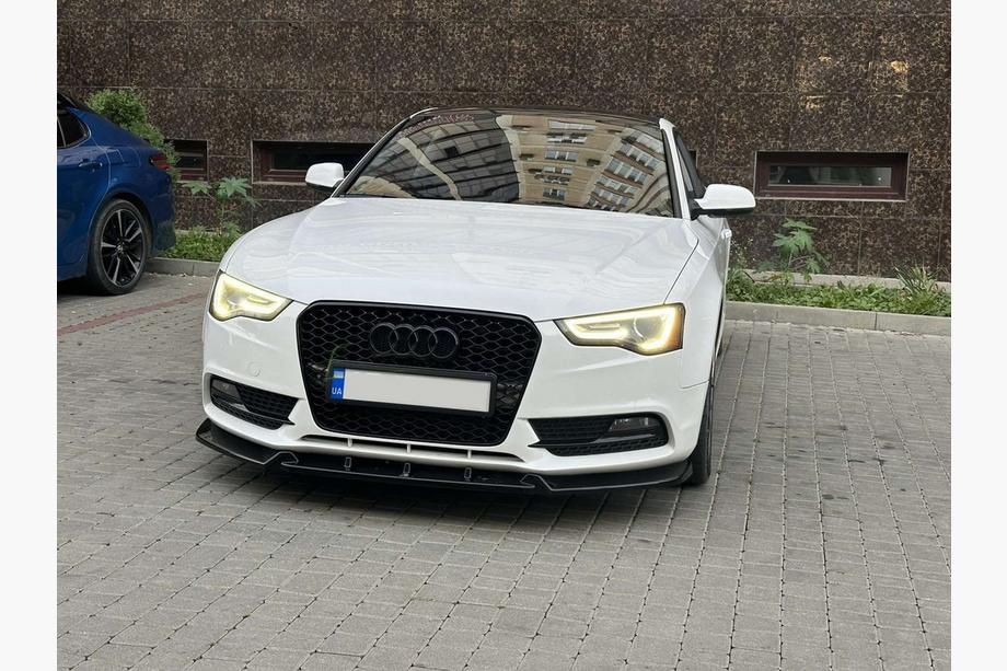 Audi A5 2007-2015 Lip spoiler anteriore Lip (per Base, 2011-2015, da verniciare) Foto 1