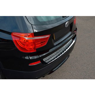 Protezione paraurti posteriore in acciaio inox OmsaLine (lucido, inox) BMW X3 F25 2011-2018 foto 2