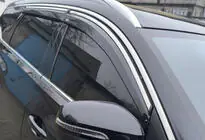Chery Tiggo 7 2020- Deflettori finestrini con profilo cromato (4 pz, Niken) foto 6