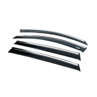 Deflettori finestrini con profilo cromato (4 pz, Niken) Chery Tiggo 7 2020- foto 3