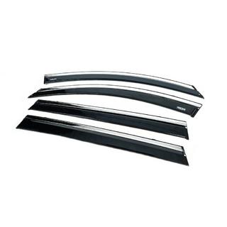 Deflettori finestrini con profilo cromato (4 pz, Niken) Chery Tiggo 8 2017- foto 2