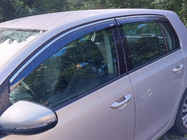 Volkswagen Golf 6 2008-2014 Deflettori Finestrini con Modanatura Cromata Niken (HB, 4 pz) foto 2