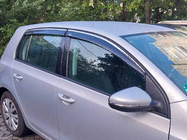 Volkswagen Golf 6 2008-2014 Deflettori Finestrini con Modanatura Cromata Niken (HB, 4 pz) foto 1