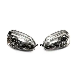 Fari anteriori con luci LED Silver (2 pz) Volkswagen Golf 5 2003-2009 foto 4