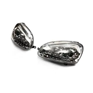 Fari anteriori con luci LED Silver (2 pz) Volkswagen Golf 5 2003-2009 foto 2