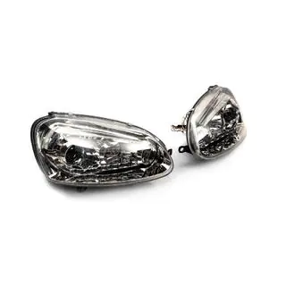 Fari anteriori con luci LED Silver (2 pz) Volkswagen Golf 5 2003-2009 foto 3
