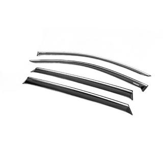 Deflettori finestrini con profilo cromato (4 pz, Niken) Kia Sorento IV MQ4 2020- foto 2