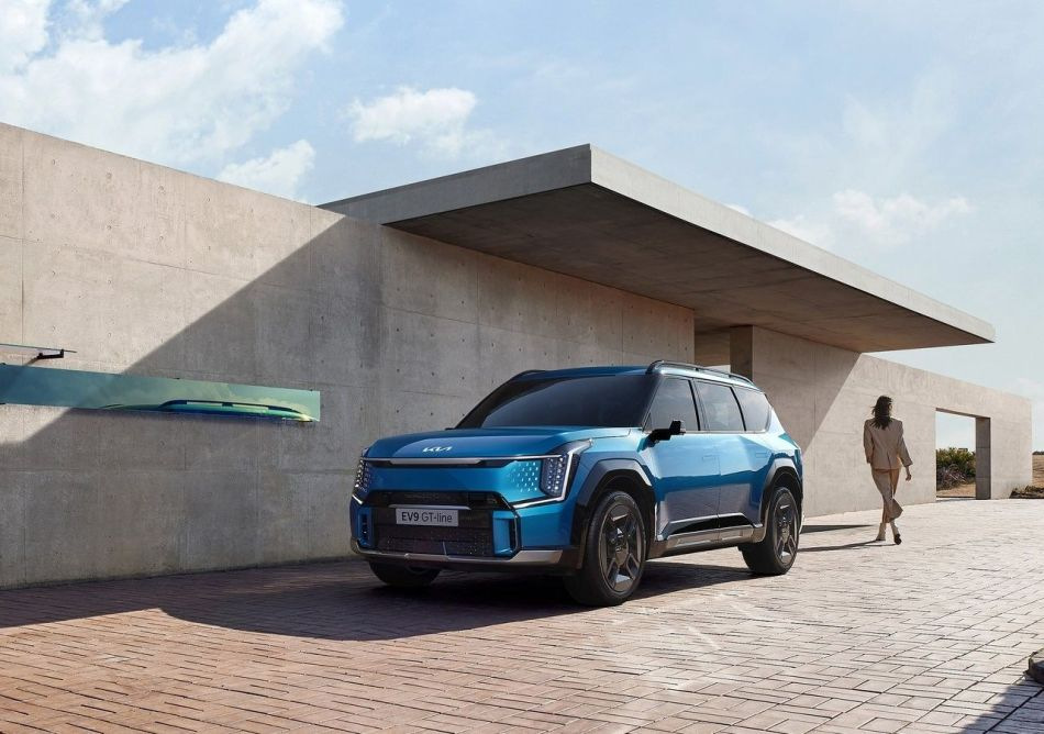 Crossover elettrico a sette posti Kia EV9