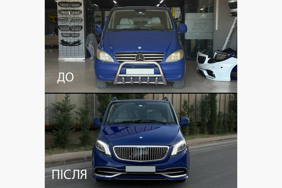 Mercedes Viano 2004-2014 Kit restyling per W447 Maybach Foto 9