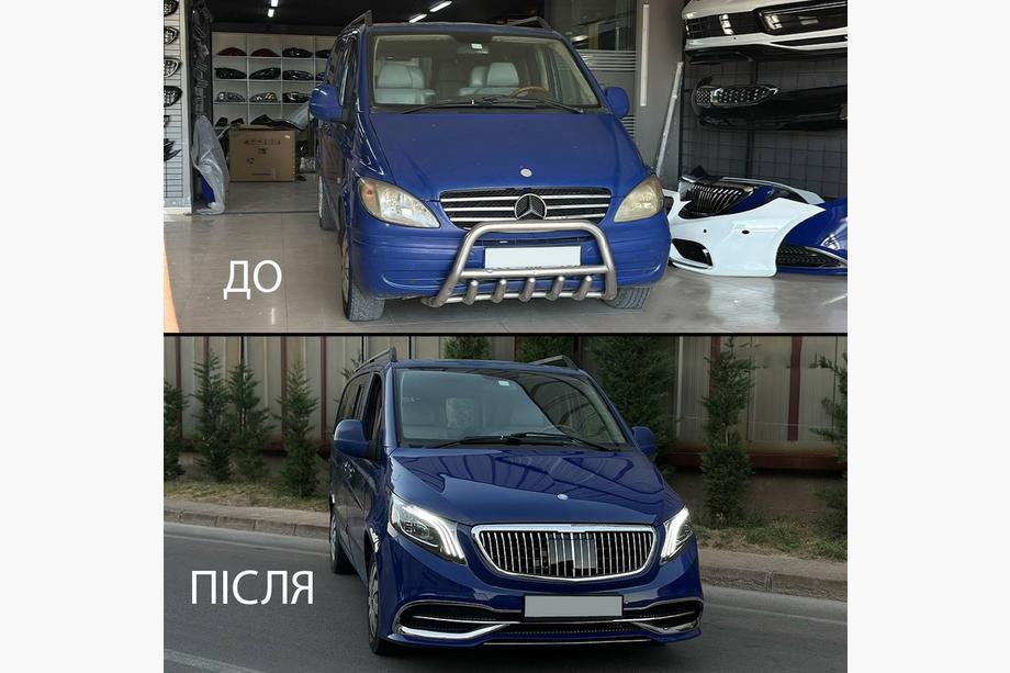 Mercedes Viano 2004-2014 Kit restyling per W447 Maybach Foto 8