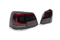Toyota Land Cruiser 200 2007-2021 Fanali Posteriori 2008-2015 (Sequential Red) foto 3