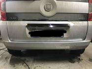 Peugeot Bipper 2008-2017 Modanatura cromata sopra la targa (acciaio inox) Carmos - Acciaio Inox Turco foto 6