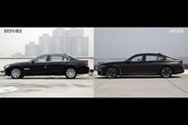 BMW 7 Series F01/F02 2008-2015 Kit restyling per G12 M760 (con sostituzione del cofano bagagliaio e dei parafanghi posteriori) foto 132