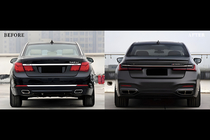 BMW 7 Series F01/F02 2008-2015 Kit restyling per G12 M760 (con sostituzione del cofano bagagliaio e dei parafanghi posteriori) foto 131