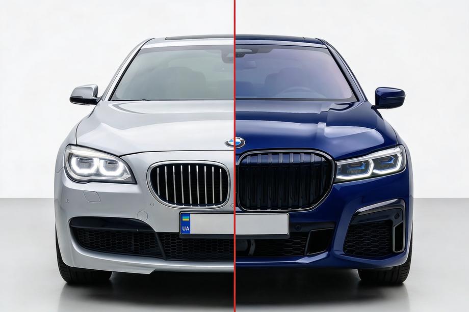 BMW 7 Series F01/F02 2008-2015 Kit restyling per G12 M760 (con sostituzione del cofano bagagliaio e dei parafanghi posteriori) Image