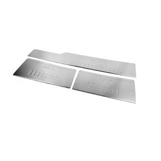 Battitacco interni acciaio inox Carmos V3 (3 pz) foto 2