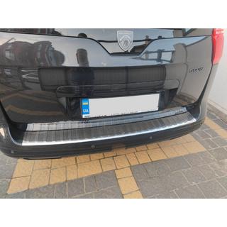 Protezione Paraurti Posteriore Carmos Acciaio Inox Peugeot 5008 2009-2016 foto 1