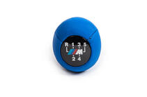 BMW 5 Series E34 1988-1995 Pomello cambio OEM (similpelle, blu liscio) foto 6