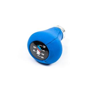 Pomello cambio OEM (similpelle, blu liscio) BMW 5 Series E34 1988-1995 foto 3