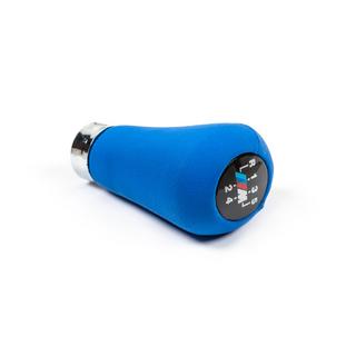 Pomello cambio OEM (similpelle, blu liscio) BMW 5 Series E34 1988-1995 foto 1