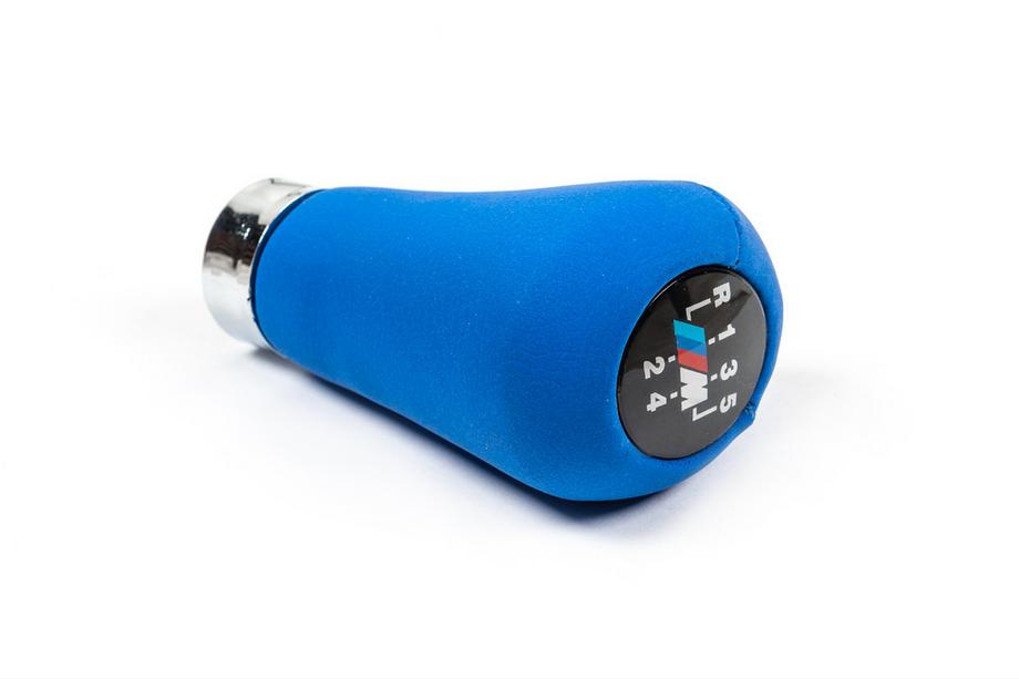 BMW 5 Series E34 1988-1995 Pomello cambio OEM (similpelle, blu liscio) Image