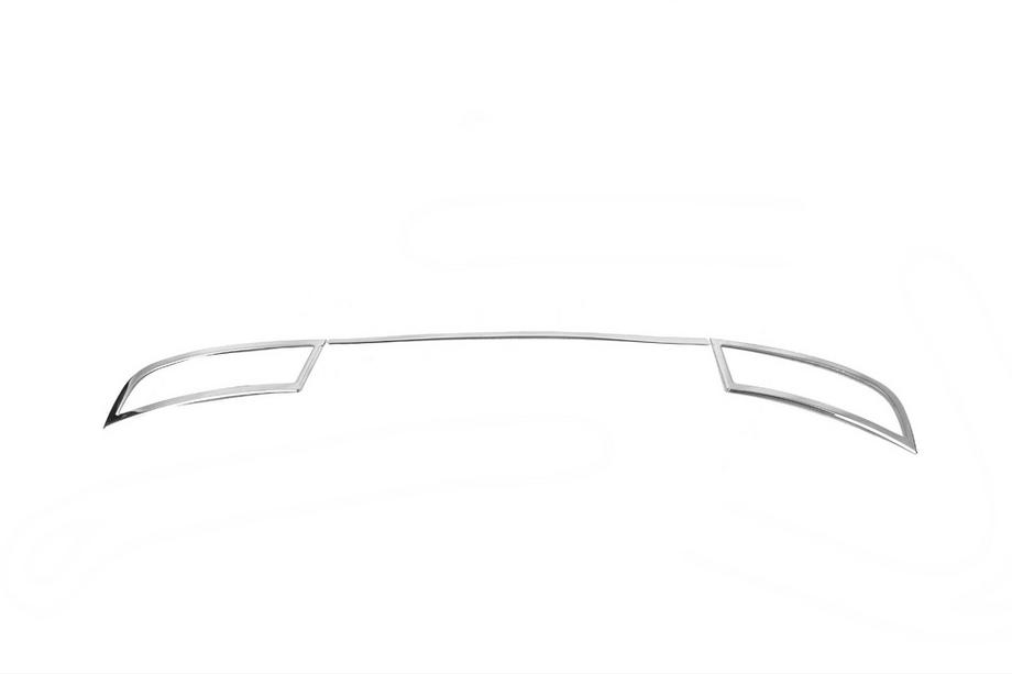 Skoda Superb 2015-2024 Coperture terminali paraurti posteriore Carmos (3 pz, acciaio inox) Foto 4