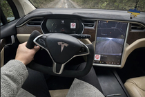Tesla Model X 2015- Volante sportivo (Alcantara, carbonio, riscaldato) foto 1