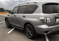 Nissan Armada 2016-2024 Pedane Laterali New Vision Grey (2 pz, Alluminio) foto 6