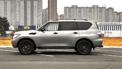 Nissan Armada 2016-2024 Pedane Laterali New Vision Grey (2 pz, Alluminio) foto 11