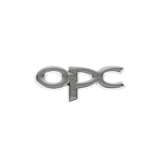 Emblema metallico cofano posteriore OPC cromo foto 1