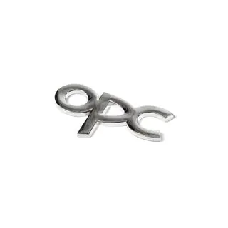 Emblema metallico cofano posteriore OPC cromo foto 2